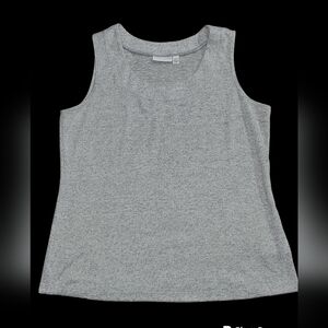 Susan Graver soft‎ gray tank L